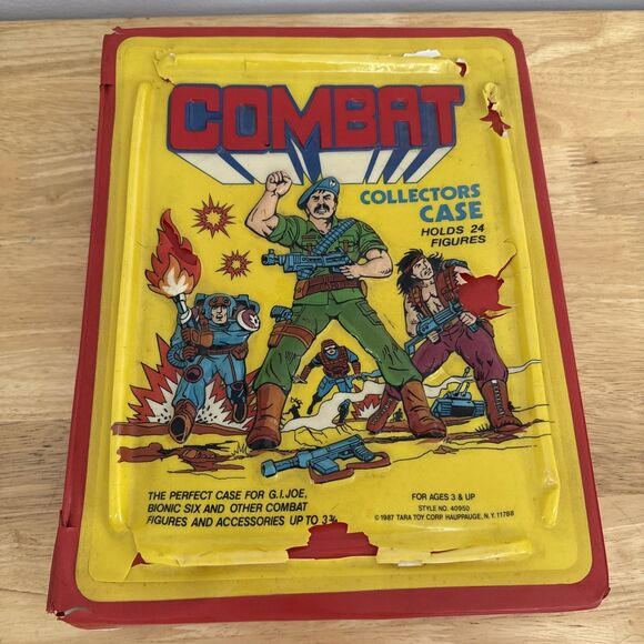 Other - Vintage Tara Toys GI Joe Combat Collectors Case for Figures Read